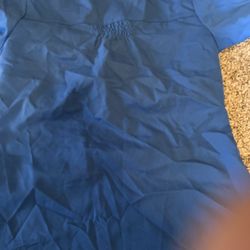 Womens Greys Anatomy XS Royal Blue Scrub Top