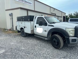2013 Ford F450 single cab utility bed  6.7 diesel bulletproof deleted 2 wheel drive