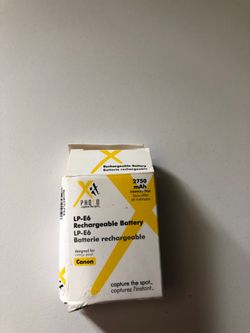 Lp-E6 Rechargeable Battery