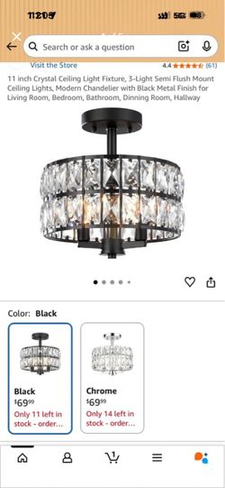 Brand New Crystal Chandelier - $30