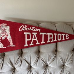 Patriots/Boston Patriots pennant