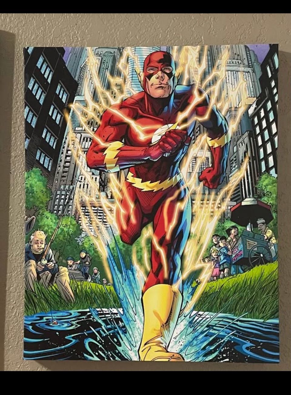 DC Comics Flash Canvas 16x20