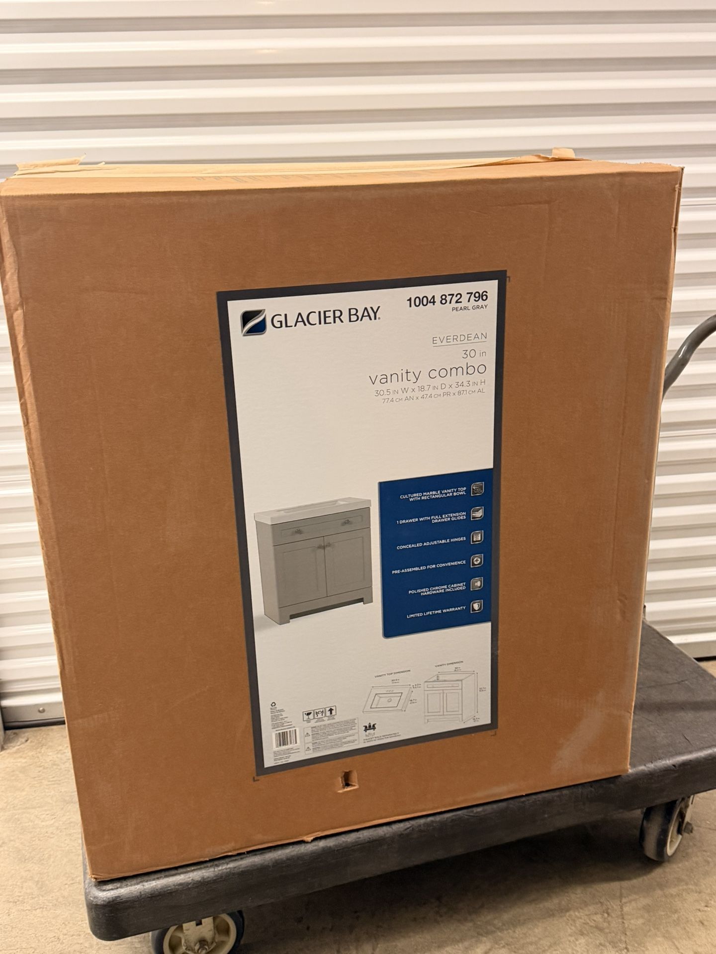 30 Inch Vanity Combo With Top And Sink New