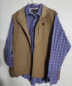 Cinch Men's Windproof Vest Size L