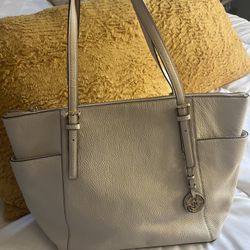 Michael Kors Beige Bag Slightly Used