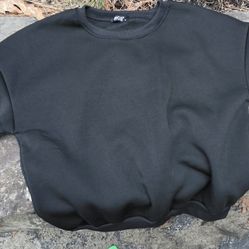 Women Size Small All Black Sweatsuit