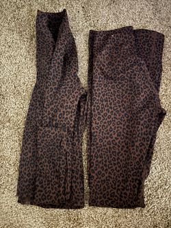 Cheetah Print XS Pink Set