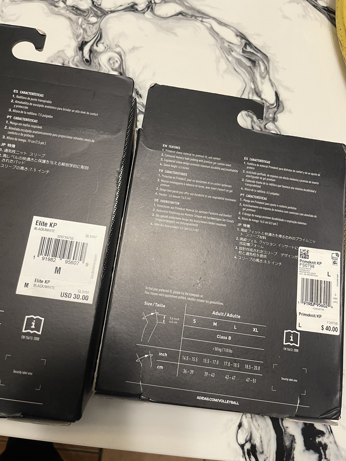 Adidas Knee Pads Both For $35