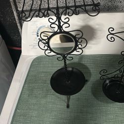 Vintage Jewelry Holder with Mirror 