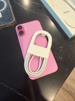 Apple iPhone 16 Plus 128GB Pink in excellent condition.