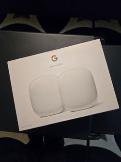 Google Nest Wifi Pro (2-pack) — never used, only opened.