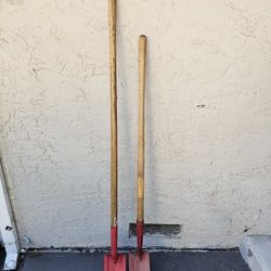 2 Razor-Back 58.75 in. Steel Trenching Shovel Wood Handle