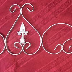 Vintage metal wall decor
