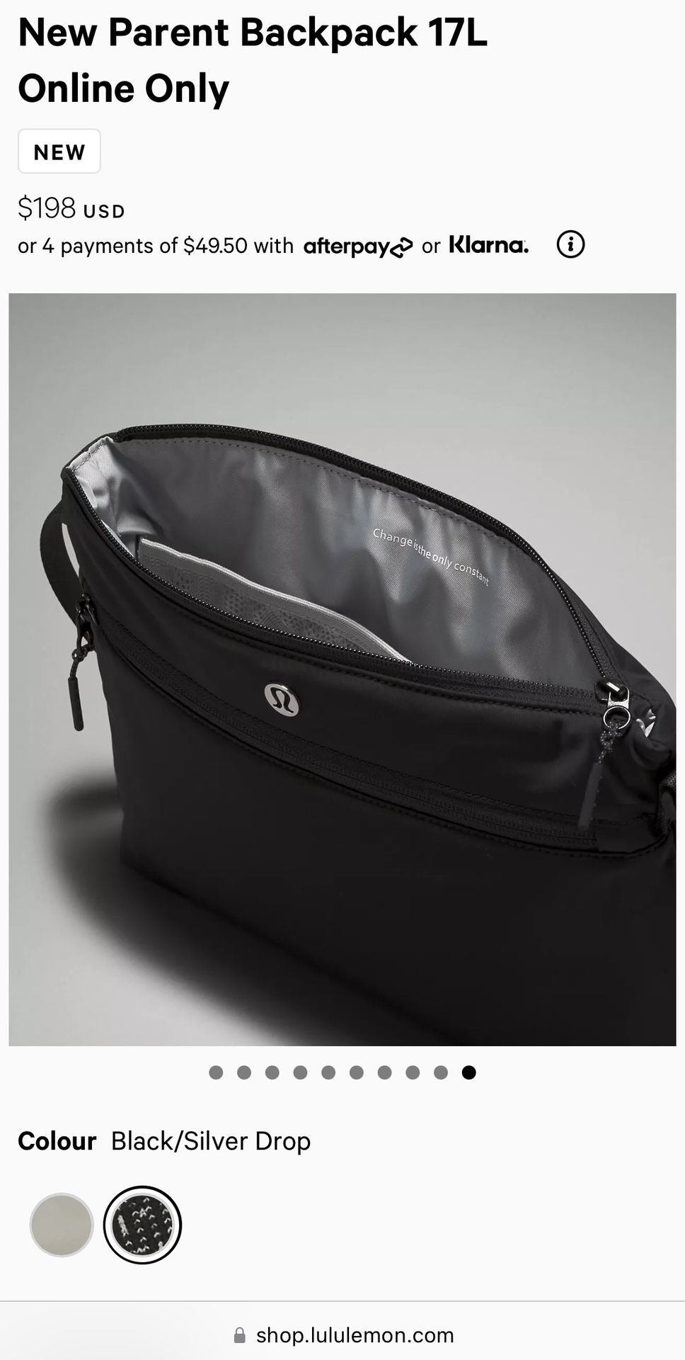 Lululemon 2025 baby bag