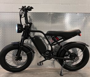 52V/1500W Electric E-bike, 40mph, 20ah Battery/20x4.0 Tire/Hydraulic Brakes
