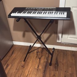 casio lk 265 with The Keyboard Piano Stand