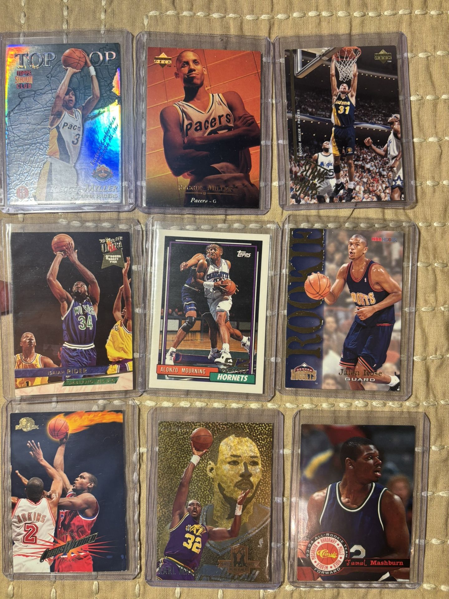 Vintage basketball sport card lot
