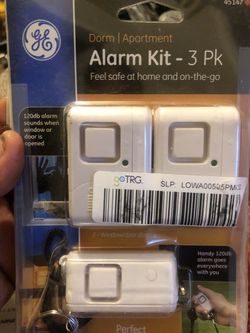 GENERAL ELECTRIC ALARM KIT 3 PACK BRAND NEW