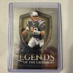 Topps 2025 Chrome Tom Brady Legends of the Gridiron Insert LOG-9 Patriots