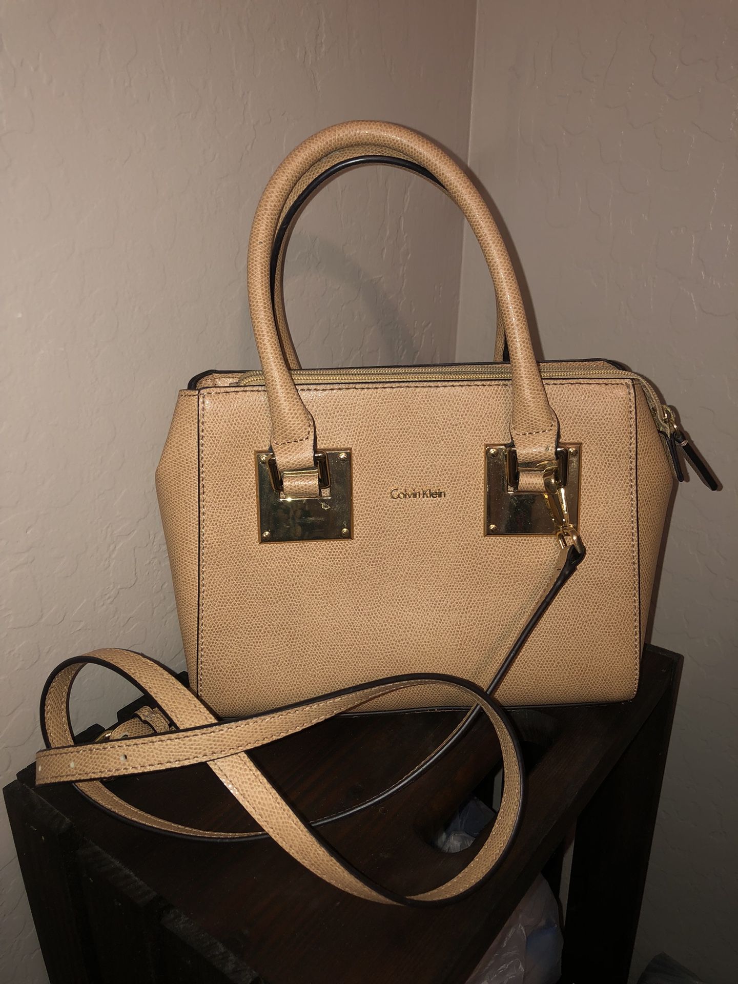 Leather Calvin Klein  Crossover Bag