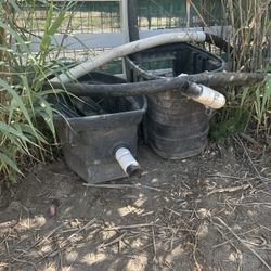Water Fall Set Up And Pump 