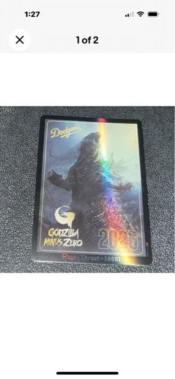 Godzilla Dodgers Card Godzilla Minus Zero 2026 Limited Rage Promo