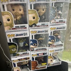Funko Pop Marvel Set