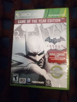 Batman Arkham City Game Of The Year Edition: