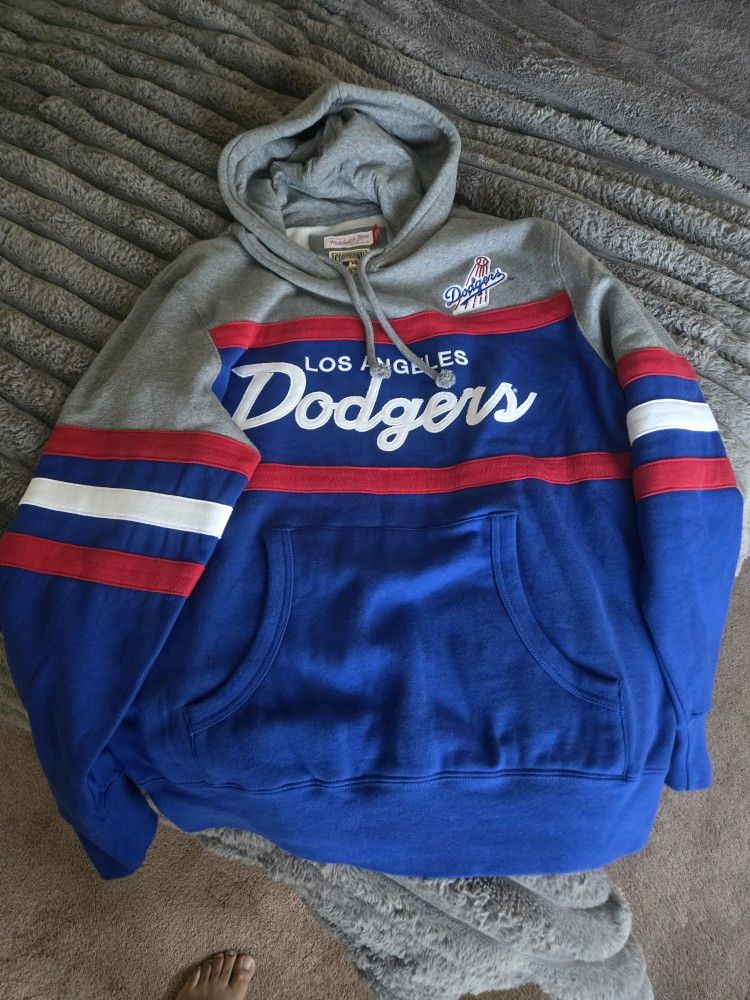 Dodgers Mitchell And Ness Hoodie New Xl