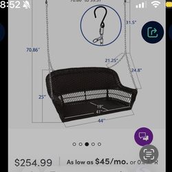 Patio swing needs new pad