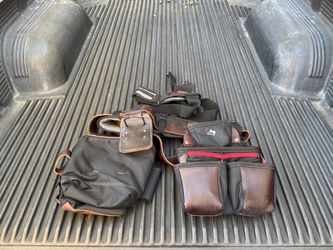 NEW Husky Pro Level Work Tool Belt with Suspenders