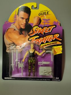 Vintage Hasbro Street Fighter Sonic Boom Guile Action Figure