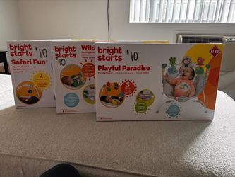 Bright Starts Baby Bouncers – $10 Each