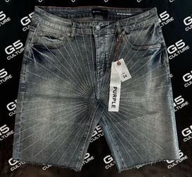 Purple jean short size 34