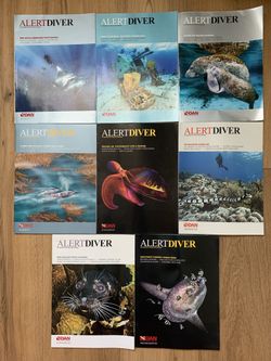 Lot Of 8 Alert Diver Magazines 2020- 2022 Various Issues