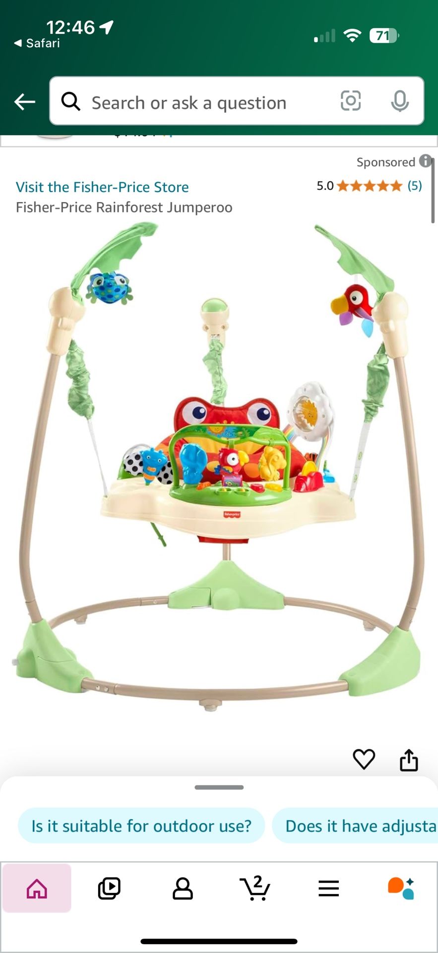 Fisher-Price Rainforest Jumperoo