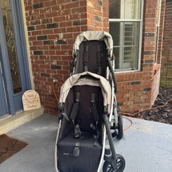 Uppa Baby Vista V2 Double Stroller + Accessories