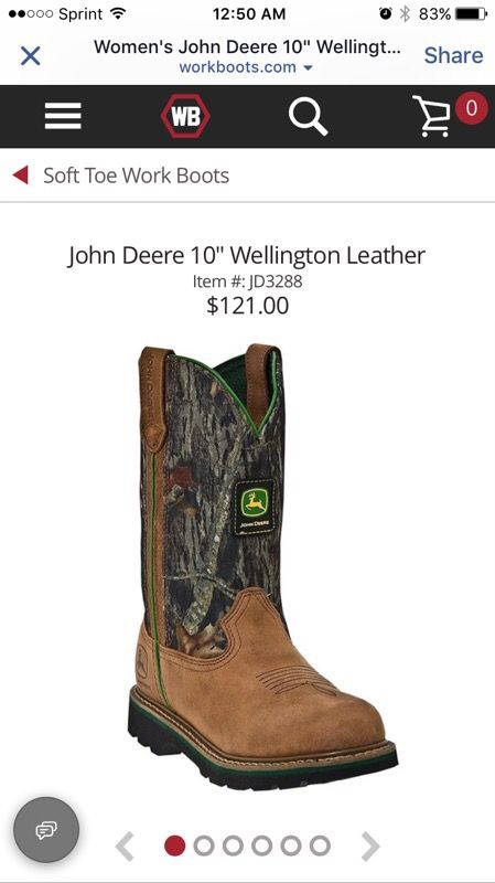 Women's john deere store boots