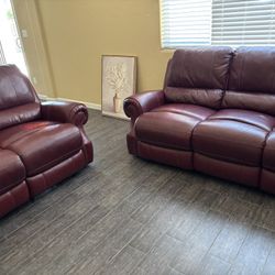 Leather Sofa Loveseat