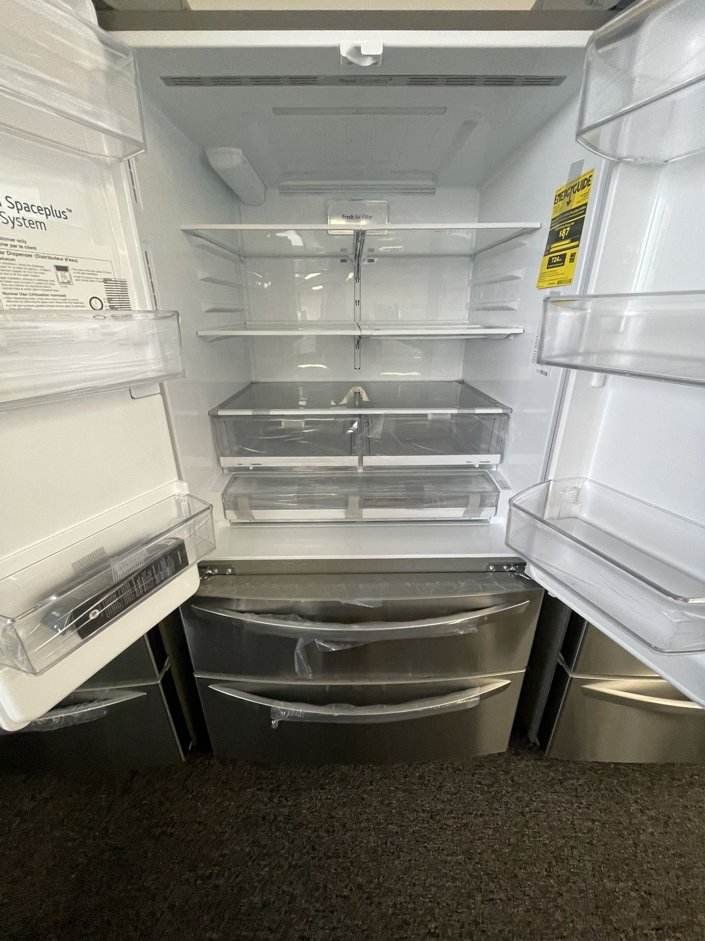 New Lg Four Door Refrigerator
