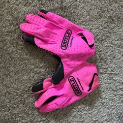 Battle Doom Speed Football Receiver Gloves Pink