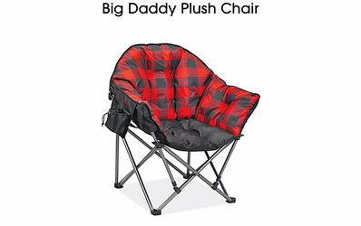 Big Daddy Plush Folding Camp Chair