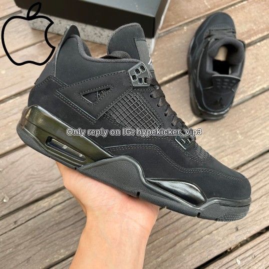 Jordan 4 Retro Black Cat New