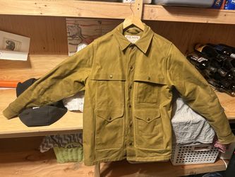 Filson tin cloth cruiser jacket