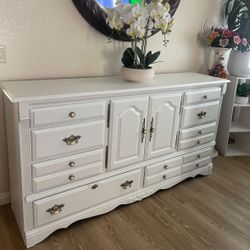 beautiful white dresser cabinet vintage