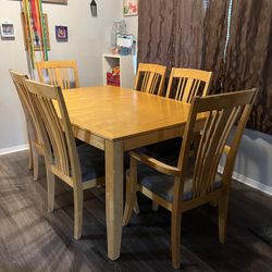 Kitchen Table With 6 Chairs 