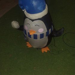 3.5 Ft Blow Up Xmas Penguin Located Near 51st Ave And Union Hills 