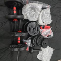 Adjustable  weight set 