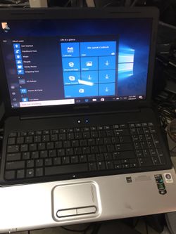Compaq CQ60 iAmd dual core 2ghz 4gb 250 gb win 10