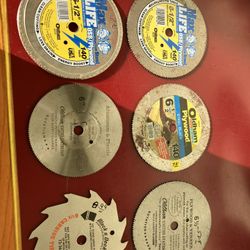 Assorted New Circular Saw Blades 